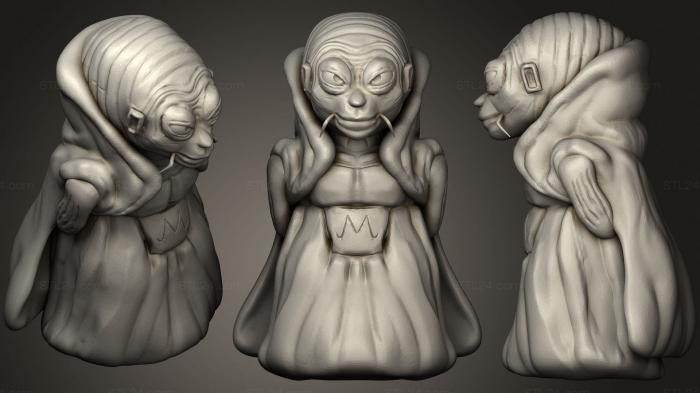 Figurines heroes, monsters and demons (Babidi 2, STKM_1745) 3D models for cnc